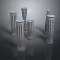 Columns Stone Columns Stone Columns Old Columns Roman Columns Roman Columns Classical Columns Greek Columns 3d model
