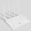 Xiaomi White Router as Daily Use Electrical Appliance with Four External Antennas