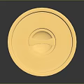 Commercial Golden Metal Bowl With Lid Handle And Smooth Surface Design For Business