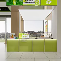 Modern Open Restaurant Interior With Yellow Green Pendant Lights Wooden Tables And Chairs Glass Dividers