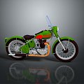 Motorcycle two-wheeled motorcycle off-road motorcycle road race motorcycle motor vehicle transport 3d model