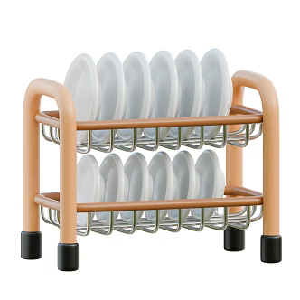 Modern Plate Cartoon Plate 3d model