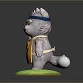 Cartoon Character Cartoon Cat Cartoon Animal Cartoon Small Animal Game Character Virtual Character Anime Character 3d model