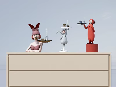 Modern ornaments 3d model