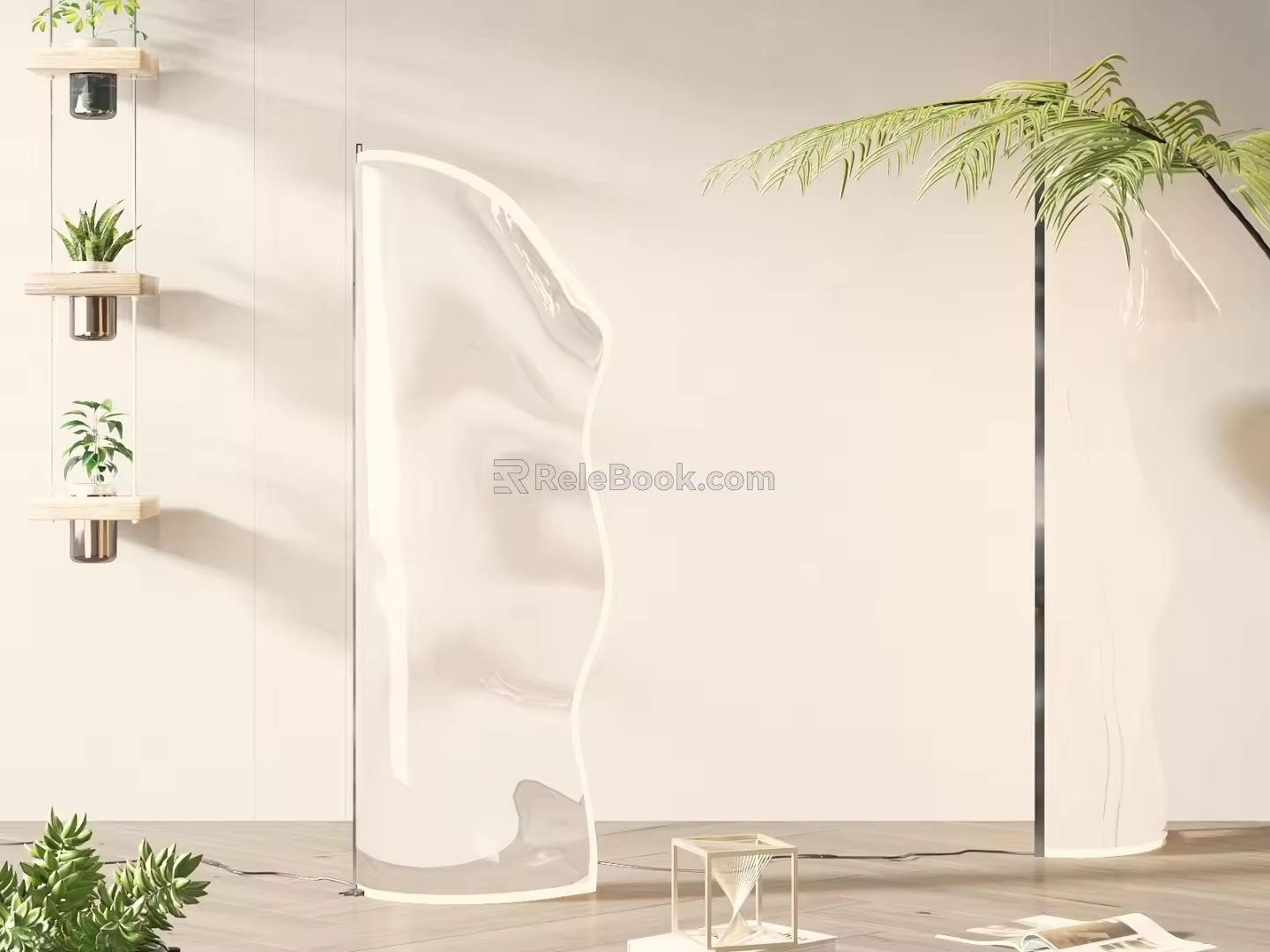Modern floor lamp 3d model