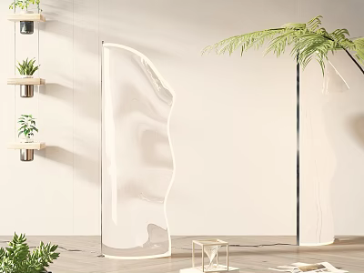 Modern floor lamp 3d model
