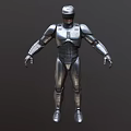 RoboCop Sci-Fi Warrior Future Warrior Mech Warrior Robot Future WarCop Doom Low Face Number Low Model Simple Model Movie and TV Level Realism 3d model