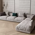 Modern corner sofa 3d model