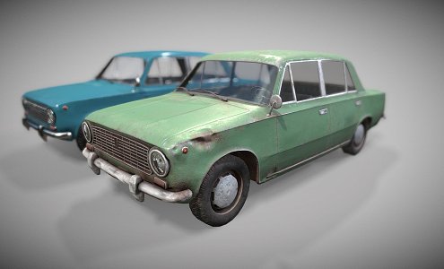 Russian car 3d model