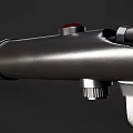 Silver Black Lightsabers With Metallic Hilt Design And Button Details As Weapons