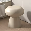 Modern Shoe Changing Stool Dressing Stool 3d model