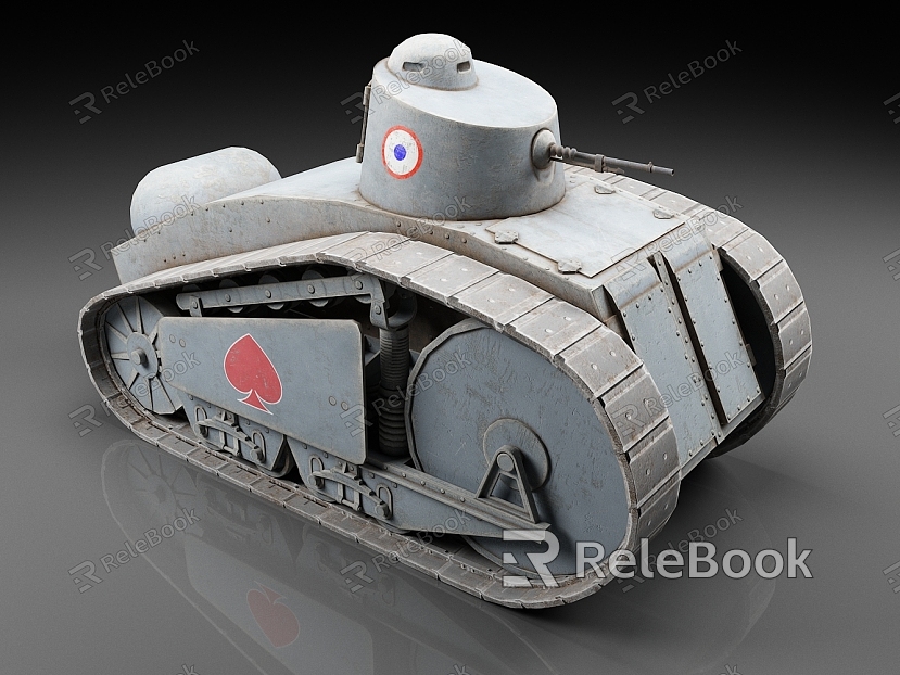 vintage tank armored vehicle tank model