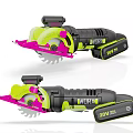 WORX 20V 2.0Ah Circular Saws With Green And Pink Accents For Industrial Use