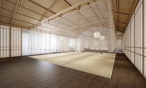 Japanese Yoga Room 3d model