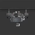Multi Rotor Heavy Lift Aircraft Structure With Cargo Modules And Industrial Design
