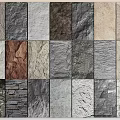 Background Wall with Diverse Textures and Materials for Interior Design Options