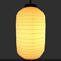 Traditional Yellow Paper Lantern Hanging Design For Home Decoration And Festive Celebrations