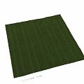 Decorative Ornament Set Arrangement Placed On Freshly Cut Green Grass Field