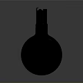 Durable Black Plastic Computer Component With Cylindrical Shape And Connector Interface