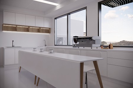 Modern Prep Room 3d model