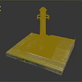 Tower defense sentry tower air defense watchtower observatory tower loft 3d model