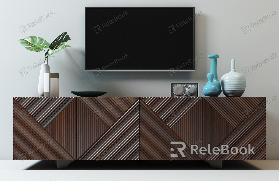 Modern TV Cabinet TV Cabinet Combination model