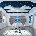 Science and Technology Classroom Robot Classroom Science Classroom Laboratory Drone Classroom Drone Training Drone 3d model