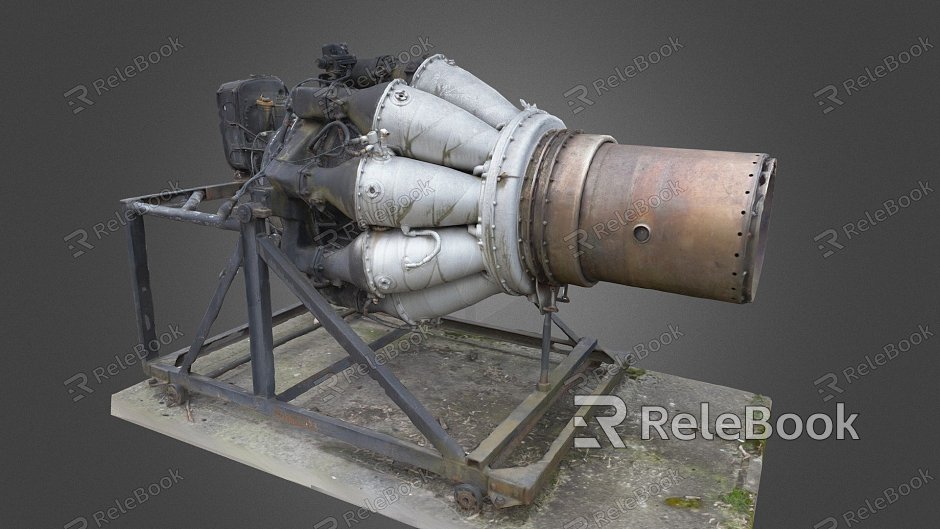 Weapon jet engine model