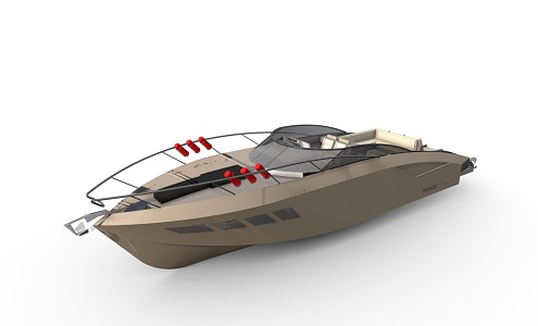 Modern Yacht 3d model