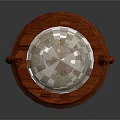 Decorative Hourglass Ornament Set With Wooden Frame Red Wood Round Base Transparent Glass Sand