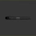 Modern Black Tactical Pistol With Textured Grip And Metal Frame Design