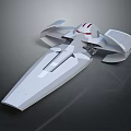 Modern Spaceship Spacecraft 3d model