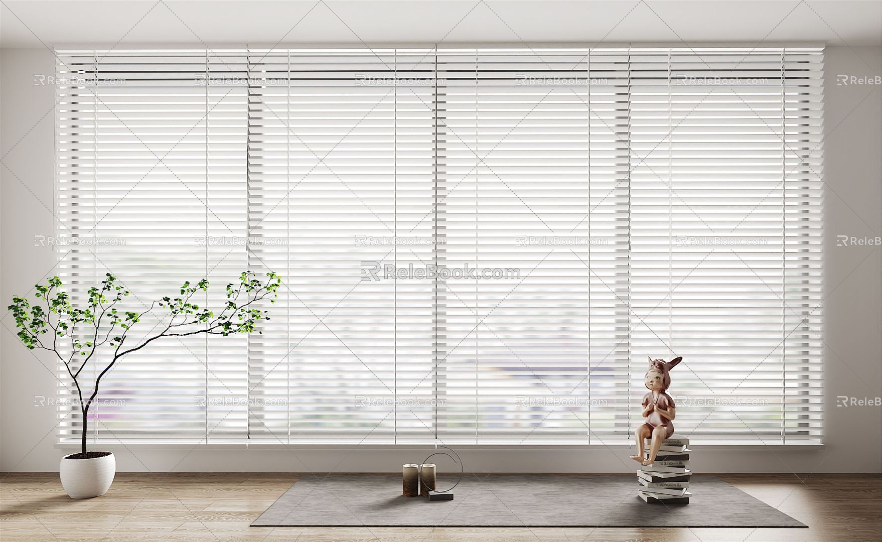 Modern venetian blinds 3d model