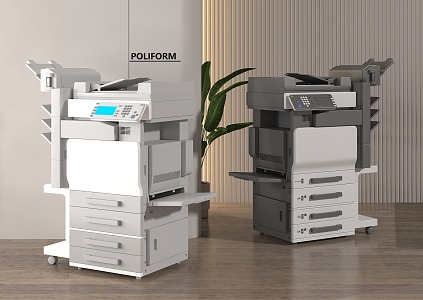 Printer Modern Office Equipment Printer Copier Office Supplies Commonly Used Printer 3d model