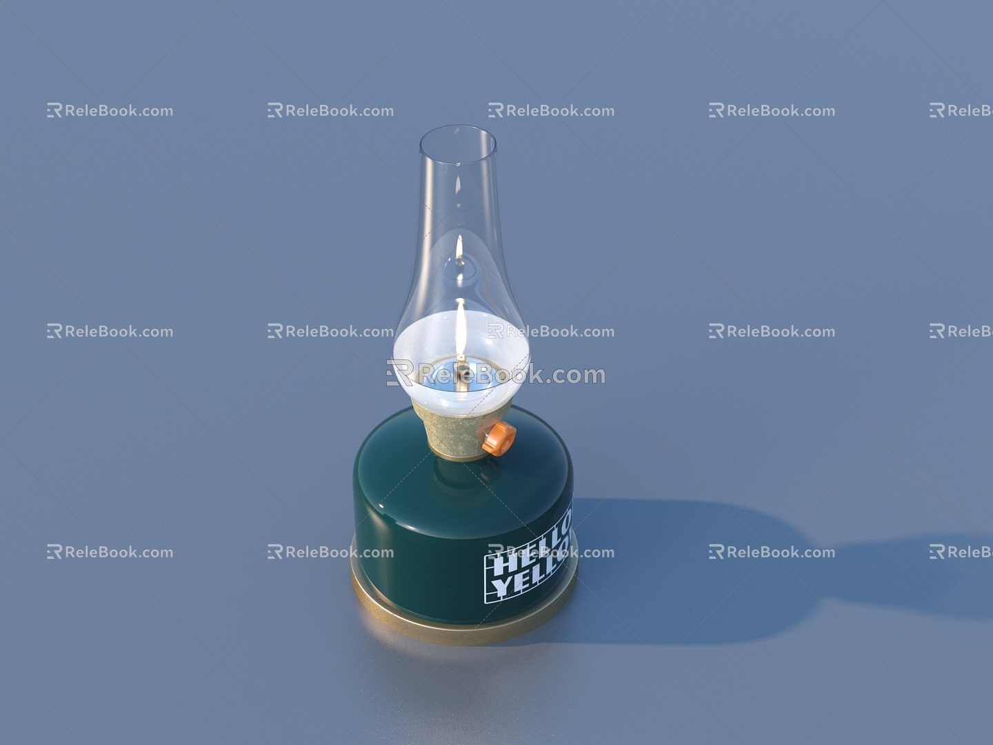 Lamp oil lamp luminaire 3d model