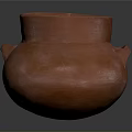 Handcrafted Terracotta Pottery Sculpture With Rounded Body And Textured Surface