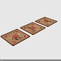 Set of Three Wooden Board Games with Colorful Markers and Pieces for Household Leisure