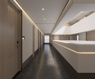 The Modern Corridor 3d model