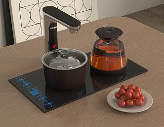 Modern Electric Kettle Teapot 3d model