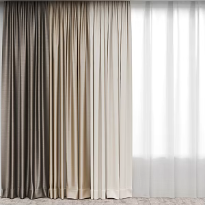 Modern Curtains 3d model