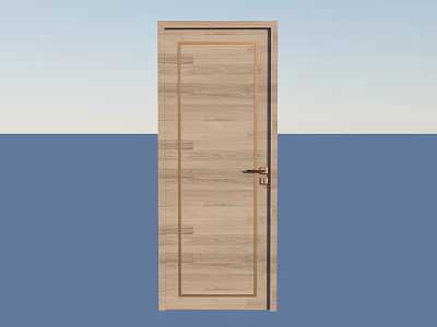 Single door SU model 3d model