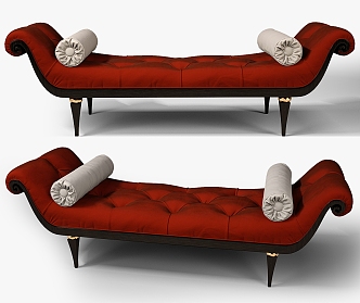 chaise longue 3d model