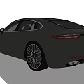 Black Luxury Sports Car With Sleek Design And Modern Alloy Wheels