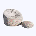 Modern Lazy Sofa Memphis Lazy Sofa 3d model