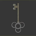 Key Door Key Gold Key Silver Key Ancient Key Cartoon Key Animation Key Realistic 3d model