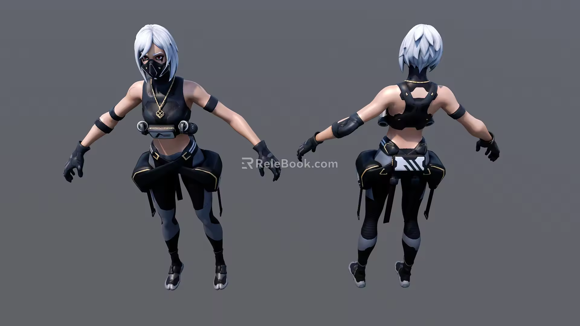 Modern game character Fortnite game character 3d model