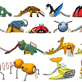 Colorful Animal Shaped Outdoor Playground Equipment with Slides and Climbing Structures for Kids