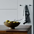 Modern Kitchen Interior Design With White Cabinets Wooden Island Countertop Black Chair And Pendant Lights