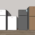 Midea Refrigerators and Freezers with Various Colors Different Sizes and Upright Designs
