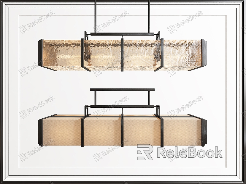 New Chinese Style Long Pendant Lamp Long Pendant Light Luxury Pendant Lamp model